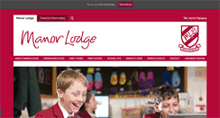 Desktop Screenshot of manorlodgeschool.com